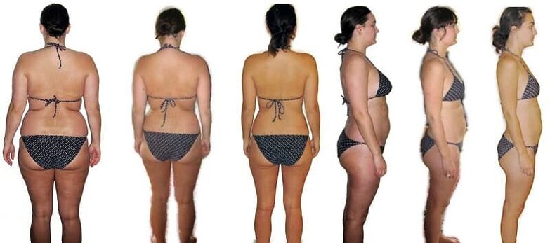 До и после похудения